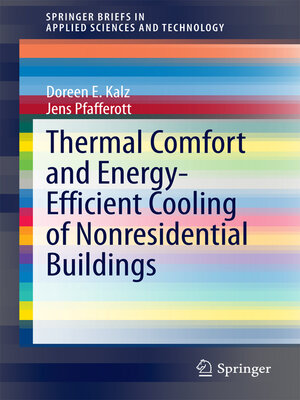 cover image of Thermal Comfort and Energy-Efficient Cooling of Nonresidential Buildings
